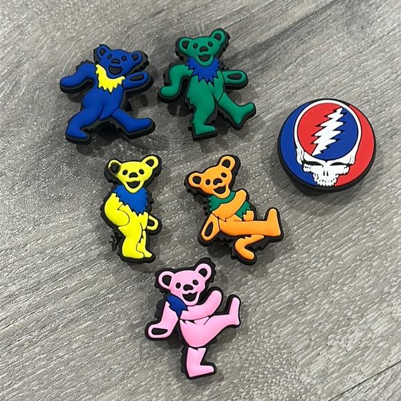 Grateful Dead Accessories Grateful Dead Dancing Bears Jibbitz